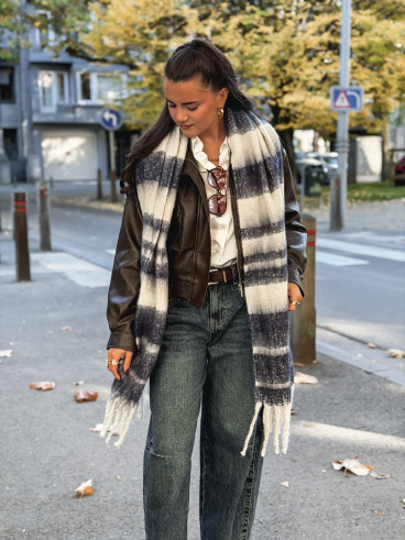 Echarpe Télia - Bleu marine