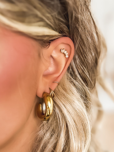 Boucles d'oreilles Maris - Doré