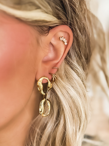 Boucles d'oreilles Lisbonne - Doré