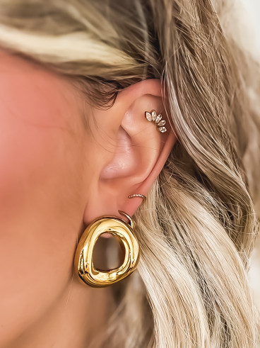 Boucles d'oreilles Marina - Doré