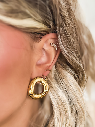 Boucles d'oreilles Marina - Doré