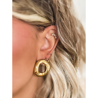 Boucles d'oreilles Marina - Doré