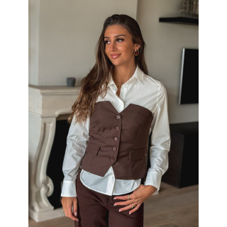 Bustier Cayalie - Chocolat