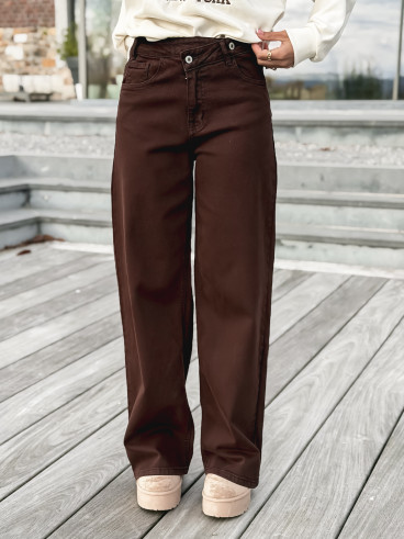 Jeans Lina - Chocolat