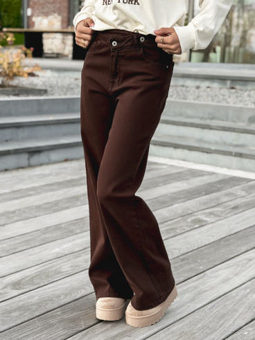 Jeans Lina - Chocolat