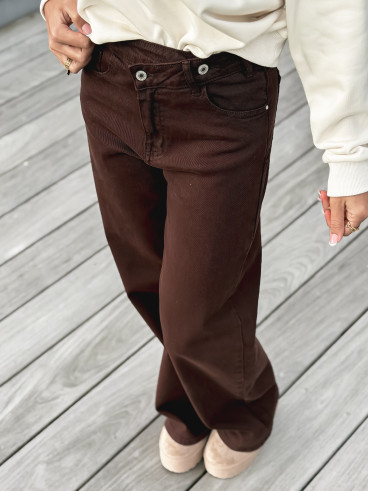 Jeans Lina - Chocolat