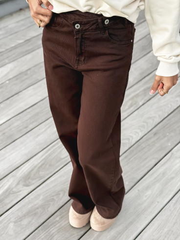 Jeans Lina - Chocolat