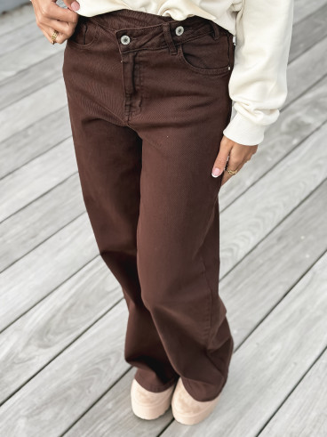 Jeans Lina - Chocolat