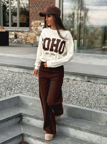 Jeans Lina - Chocolat