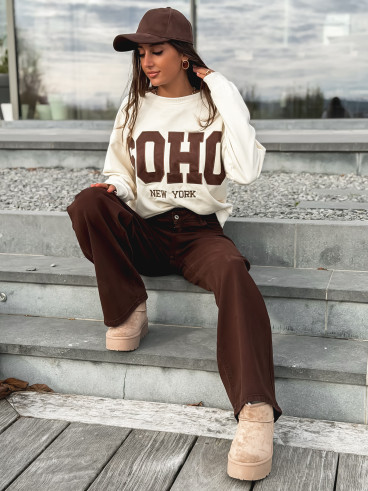 Jeans Lina - Chocolat