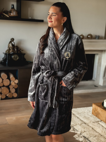 Peignoir Imane - Gris Anthracite