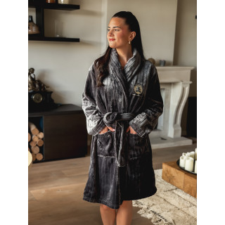 Peignoir Imane - Gris Anthracite