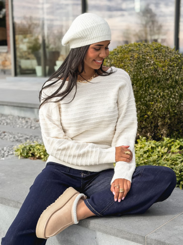 Béret Bonie - Ecru Béret Bonie - Ecru