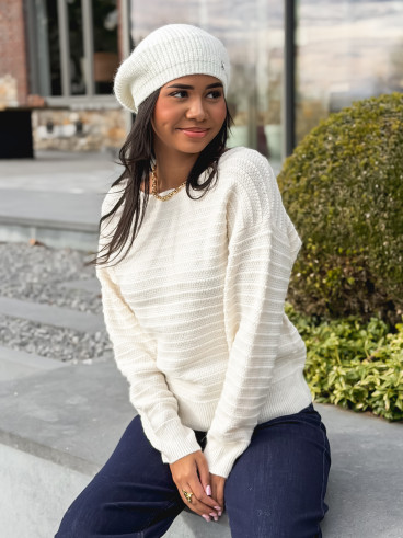 Béret Bonie - Ecru Béret Bonie - Ecru