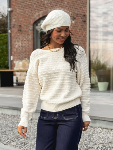 Béret Bonie - Ecru Béret Bonie - Ecru