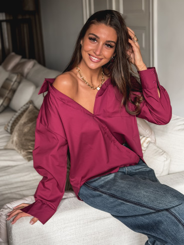 Chemise Rosenia - Bordeaux