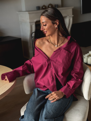 Chemise Rosenia - Bordeaux