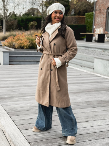 Manteau Sonella - Taupe Manteau Sonella - Taupe