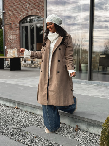 Manteau Sonella - Taupe Manteau Sonella - Taupe