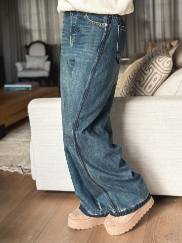 Pantalon Yveline - Bleu