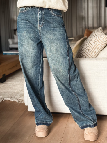 Pantalon Yveline - Bleu Pantalon Yveline - Bleu