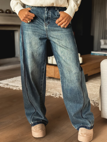 Pantalon Yveline - Bleu Pantalon Yveline - Bleu