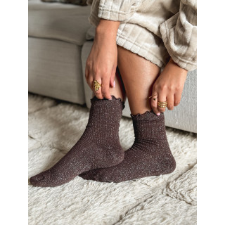 Chaussettes Myla - Chocolat