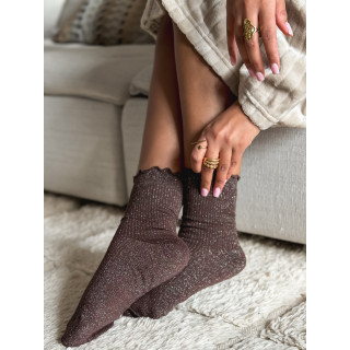 Chaussettes Myla - Chocolat
