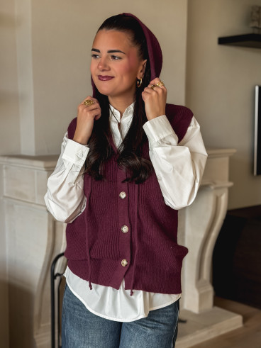 Gilet Segovia - Bordeaux