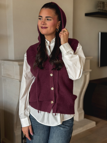 Gilet Segovia - Bordeaux