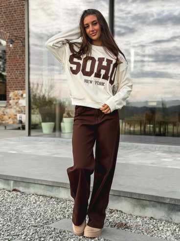 Jeans Lina - Chocolat