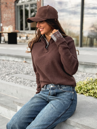 Pull Davina - Chocolat