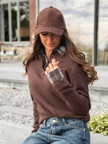 Pull Davina - Chocolat