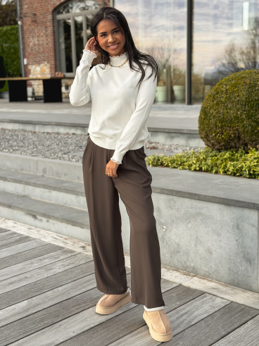 Pull leyna - Blanc Pull leyna - Blanc