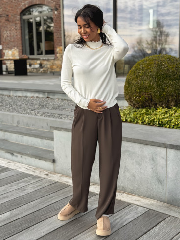 Pull leyna - Blanc Pull leyna - Blanc