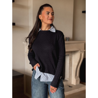 Pull Dorlane - Bleu marine