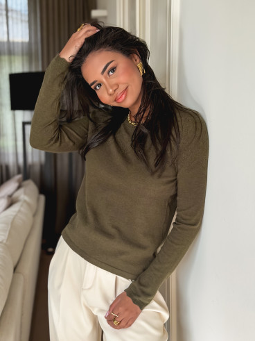 Pull Malona - kaki Pull Malona - kaki