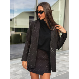 Blazer à strass Space - Noir