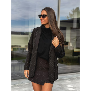 Blazer à strass Space - Noir