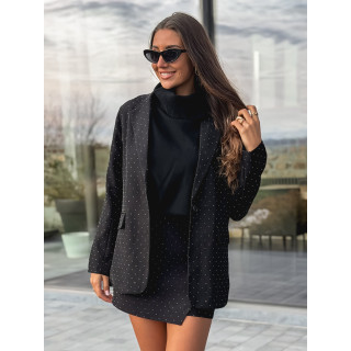 Blazer à strass Space - Noir