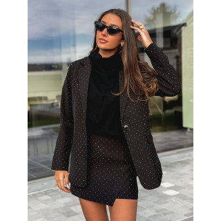 Blazer à strass Space - Noir