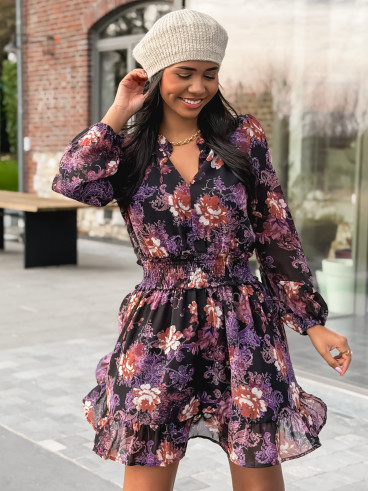 Robe à motifs Montane - Violet