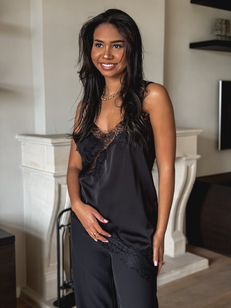 Top  mirellia - noir