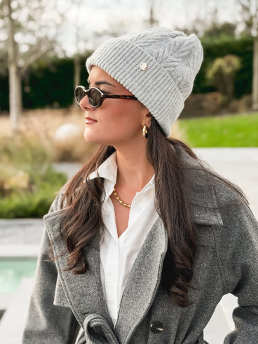 Bonnet Micha - Gris clair