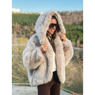 Veste en fausse fourrure Mylene - Beige