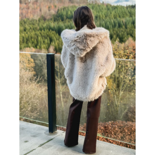 Veste en fausse fourrure Mylene - Beige