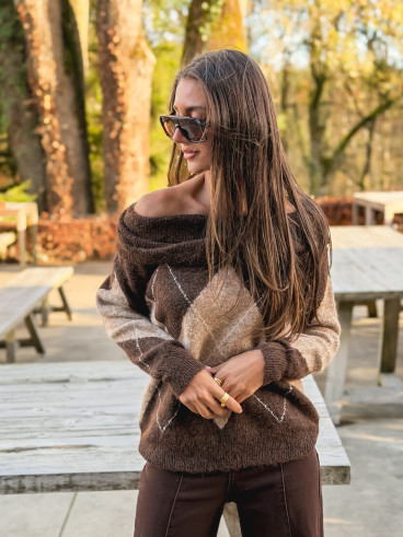 Pull Iseult - Chocolat