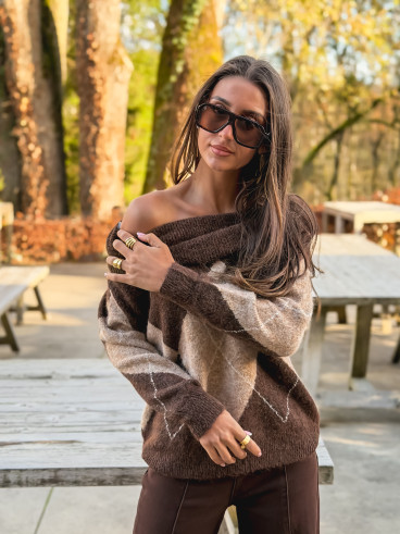 Pull Iseult - Chocolat