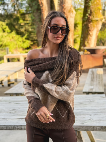 Pull Iseult - Chocolat