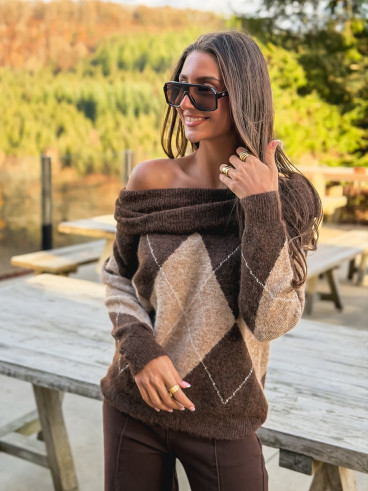 Pull Iseult - Chocolat